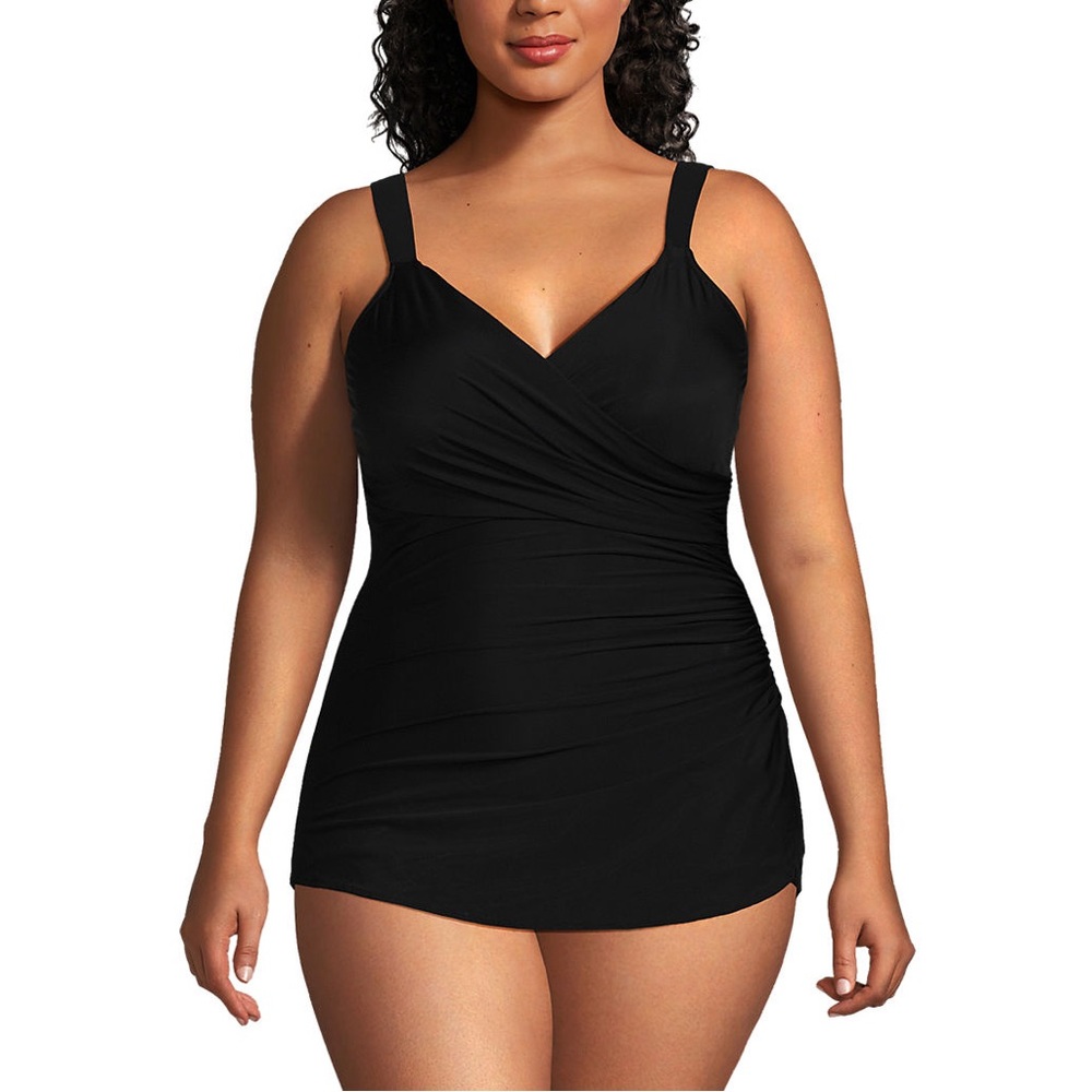 New with tags! Lands End All over control bathing suit / swim suit